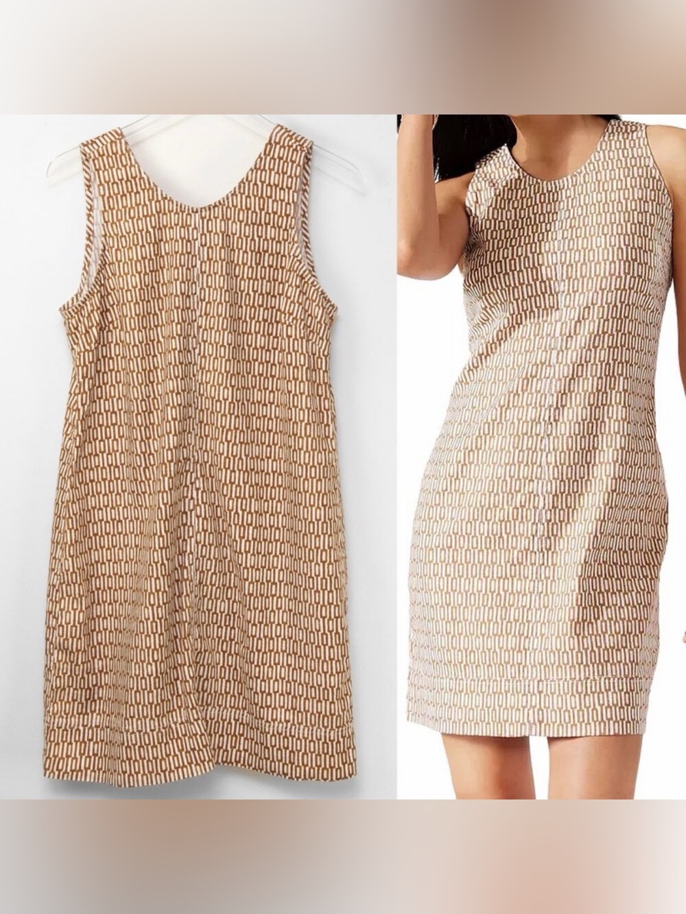Tommy Bahama Sleeveless Tan Dress